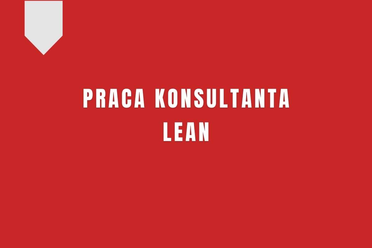 Praca Konsultanta Lean