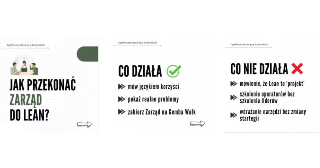 Jak przekonać zarząd do Lean