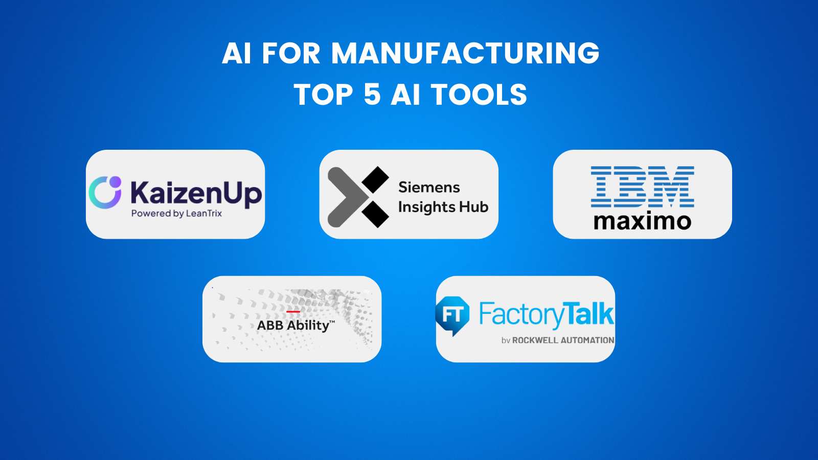 AI Application for Manufacturing
