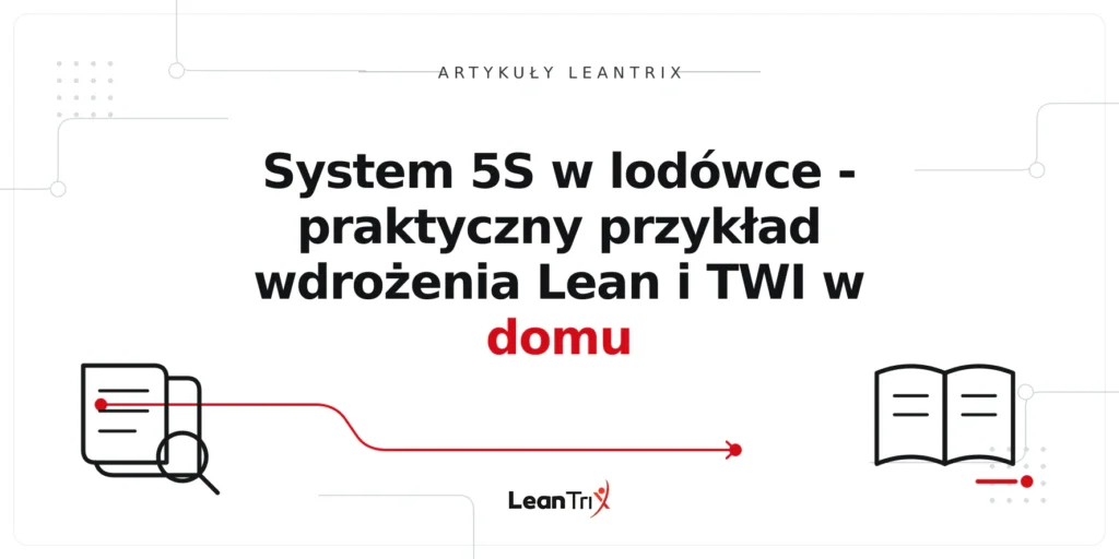 System 5S w lodówce - praktyczny przykład wdrożenia Lean i TWI w domu