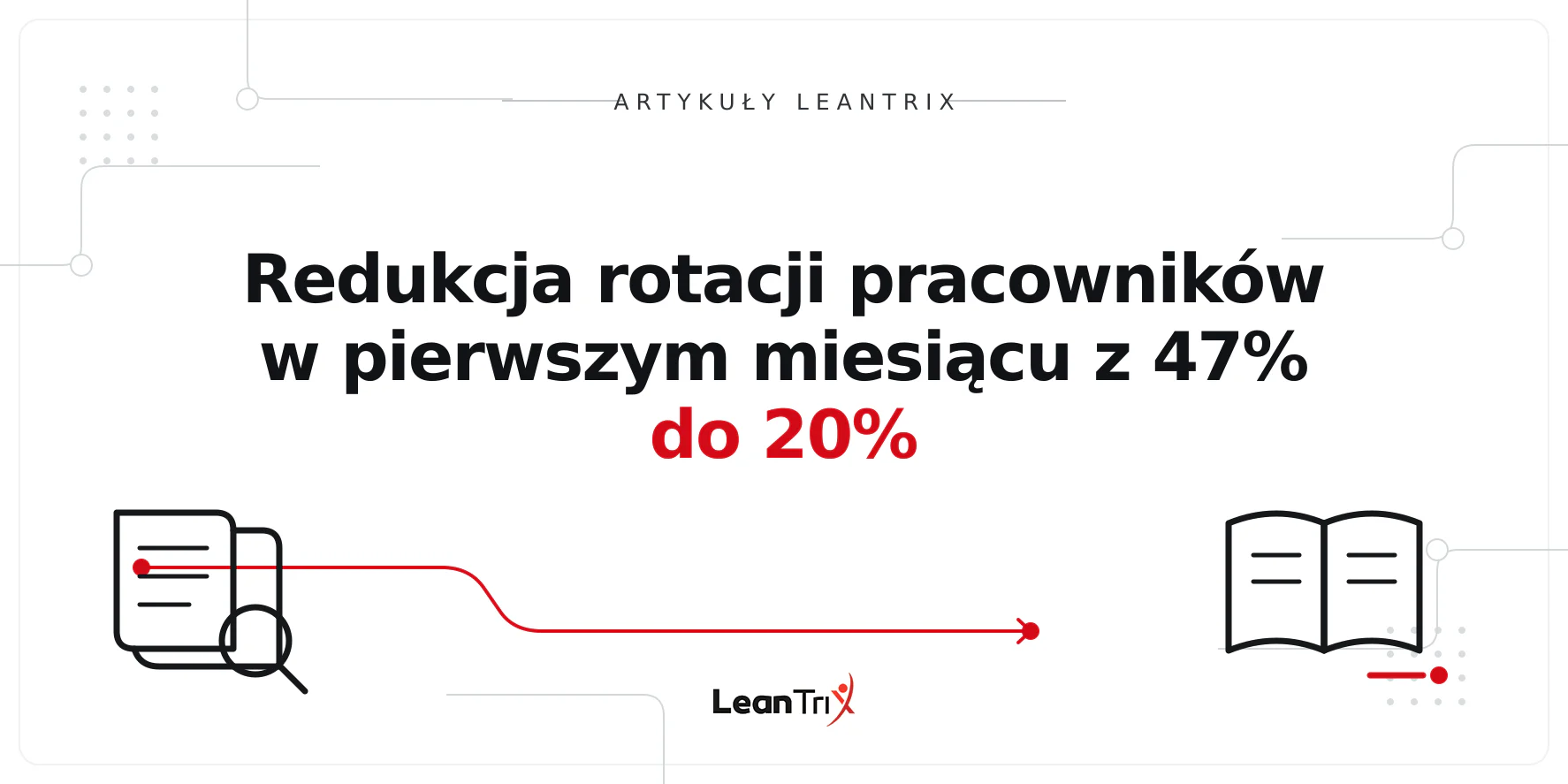 Redukcja rotacji pracowników w pierwszym miesiącu z 47% do 20%