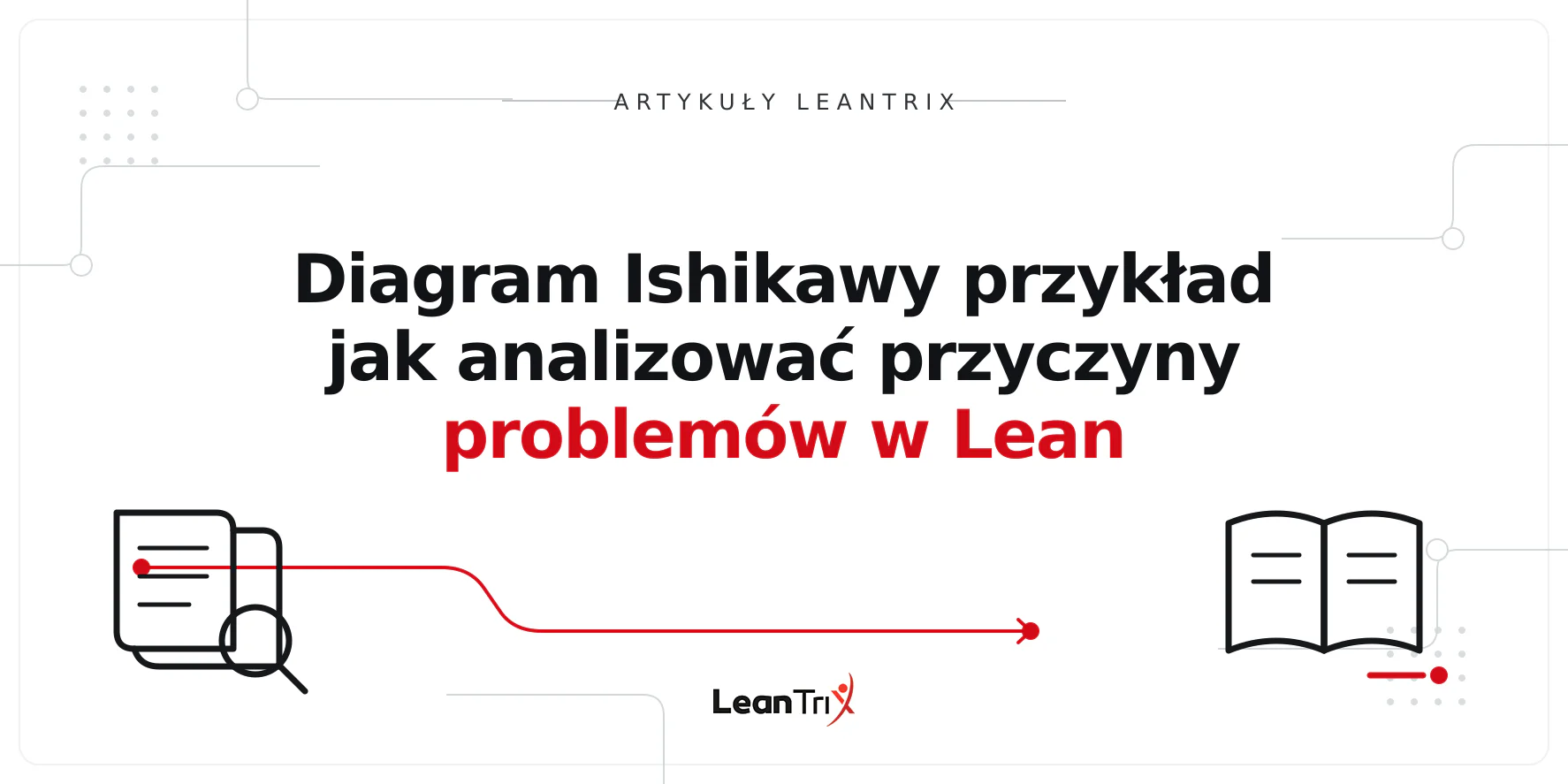 Diagram Ishikawy przykład jak analizować przyczyny problemów w Lean