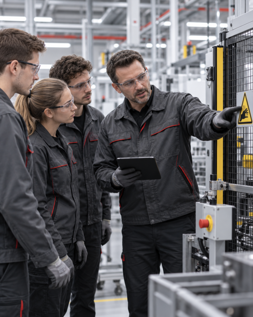Pracownicy analizują zagrożenia – Training Within Industry TWI