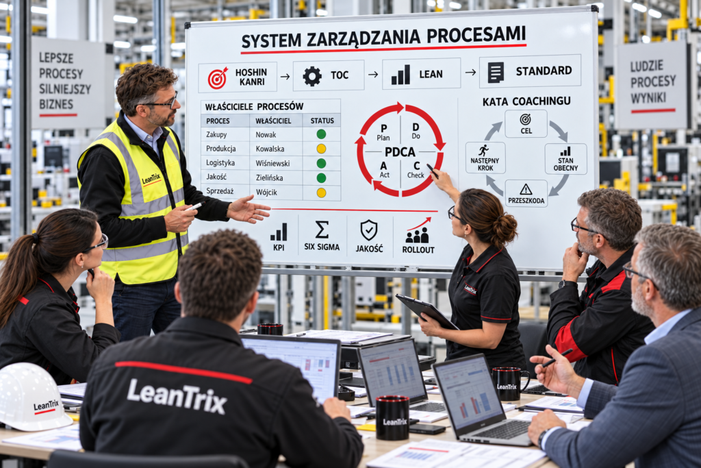 Daily Management – projektowanie odpraw i zarządzania wizualnego