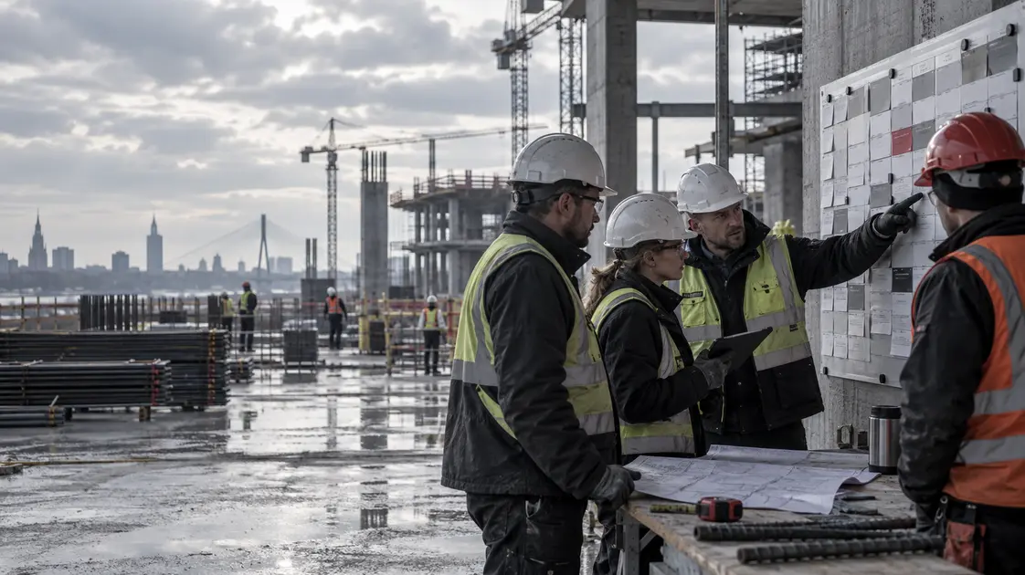 Lean Construction – zespół koordynujący przepływ prac na budowie