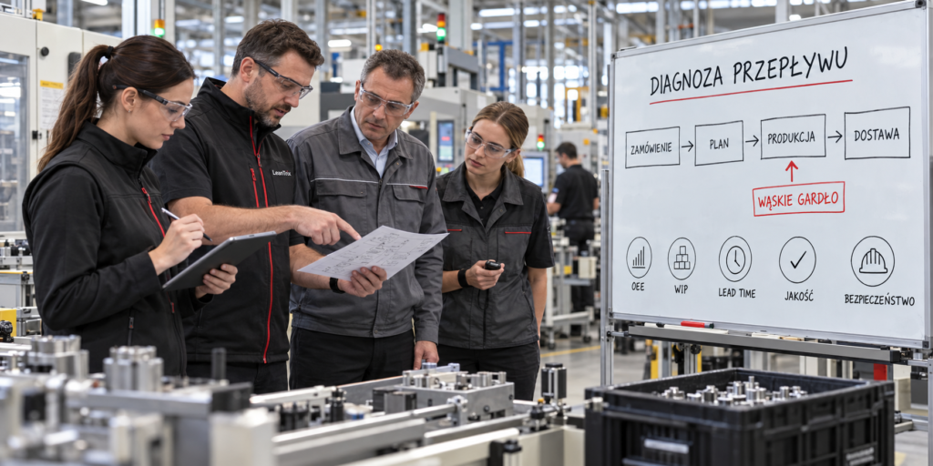 Lean Logistics – analiza przepływu materiałów i logistyki wewnętrznej