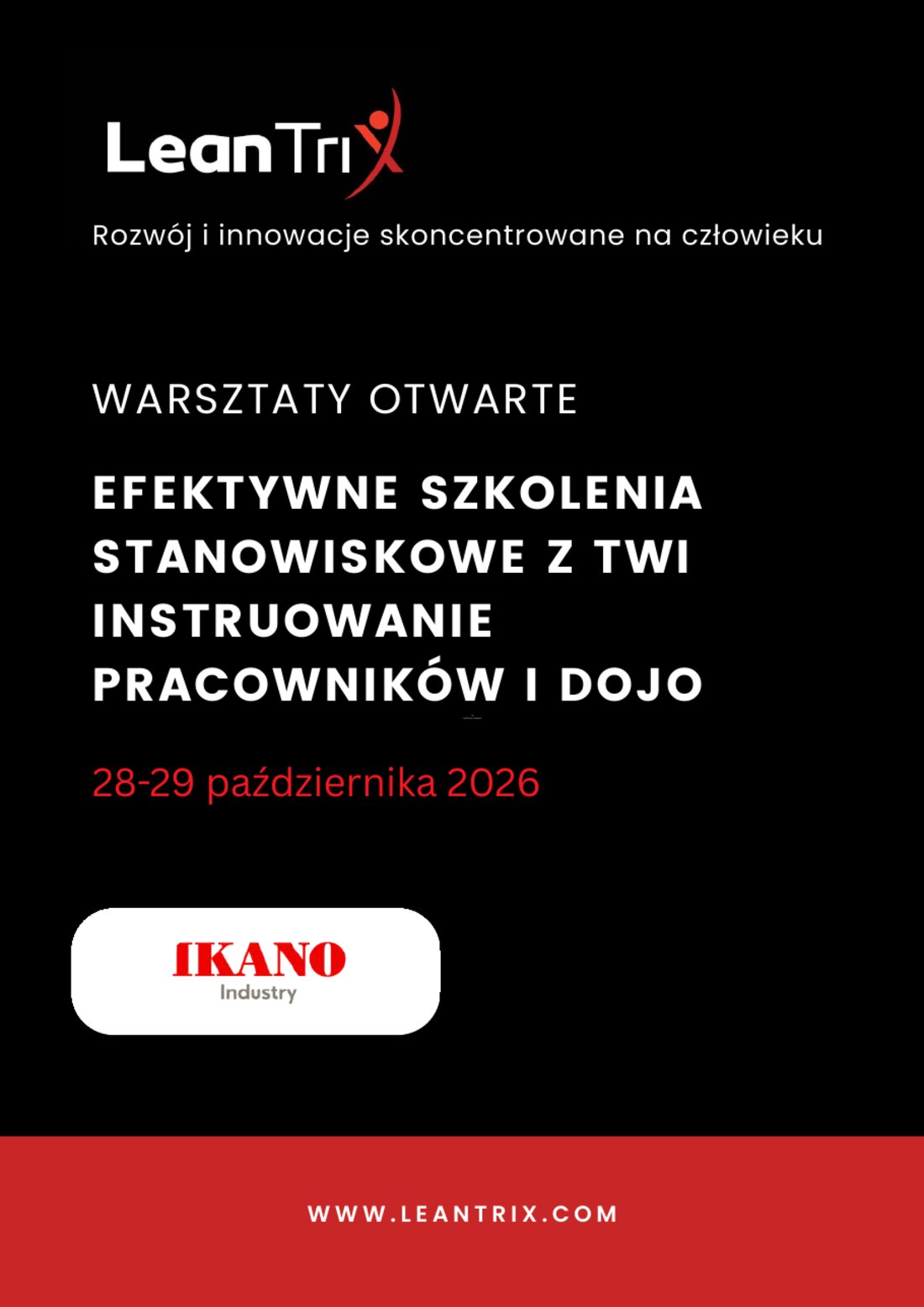 Szkolenie otwarte TWI – program Instruowanie Pracowników i DOJO w Ikano Industry
