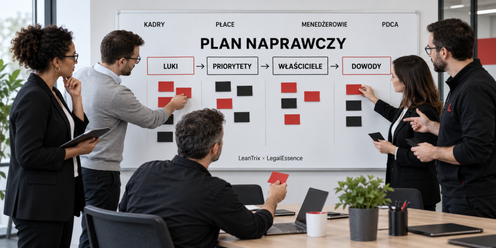 Plan naprawczy po audycie prawa pracy – warsztat LeanTrix i LegalEssence