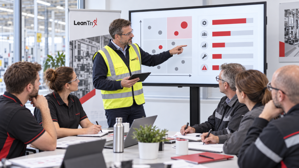Warsztat podsumowujący audyt standaryzacji pracy – Leantrix