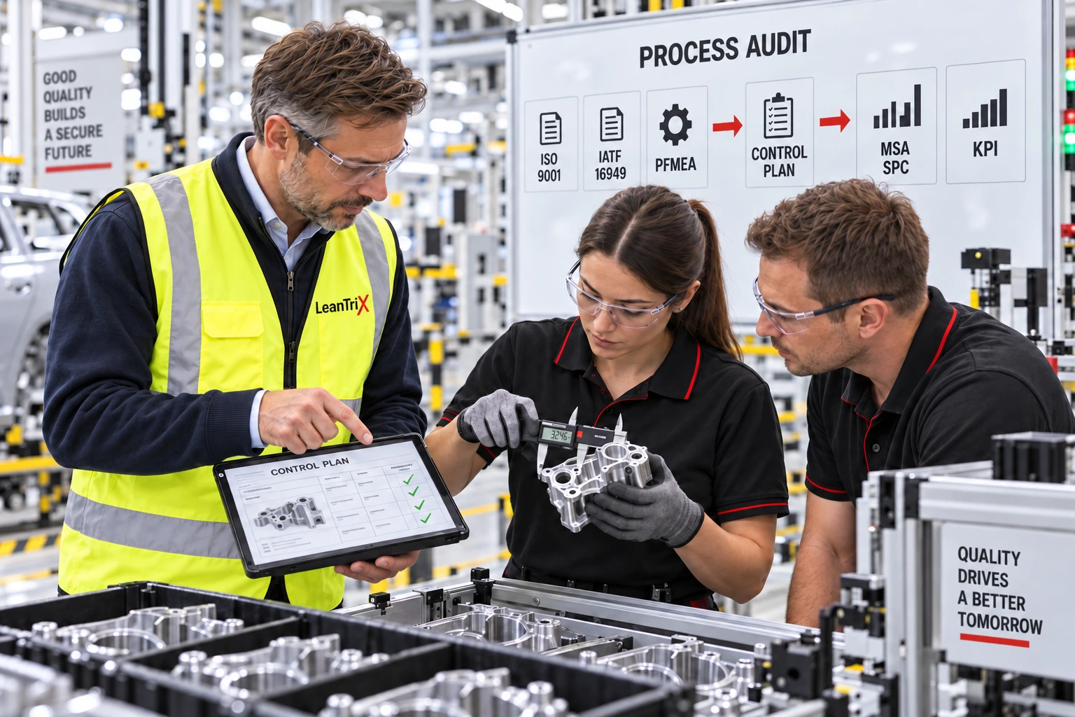 ISO 9001 and IATF 16949 audit at the Gemba – quality system assessment